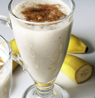 Koktajl gruszkowo bananowy z cynamonem
