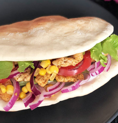 Pita z kurczakiem