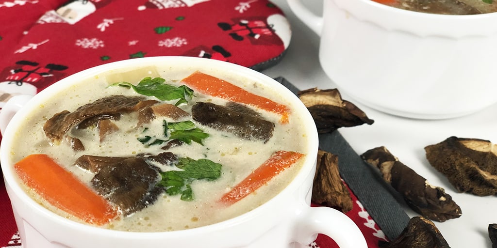 Wigilijna zupa grzybowa - propozycja przygotowania