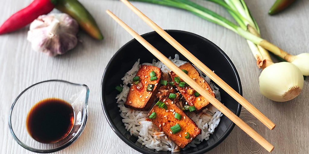 Ryż z tofu na ostro - propozycja przygotowania