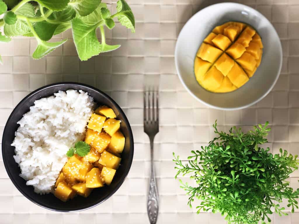 Kokosowy ryż z mango - gotowe danie