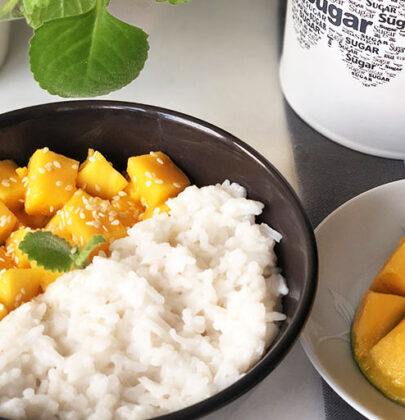 Kokosowy ryż z mango