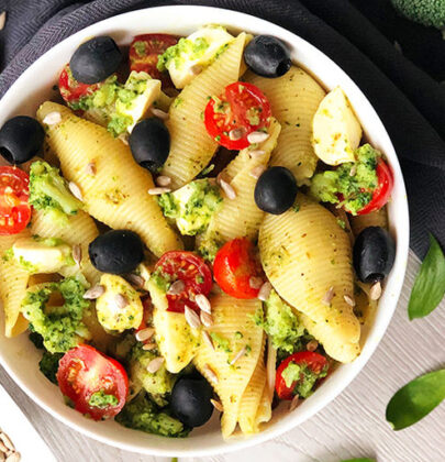 Sałatka makaronowa z pesto