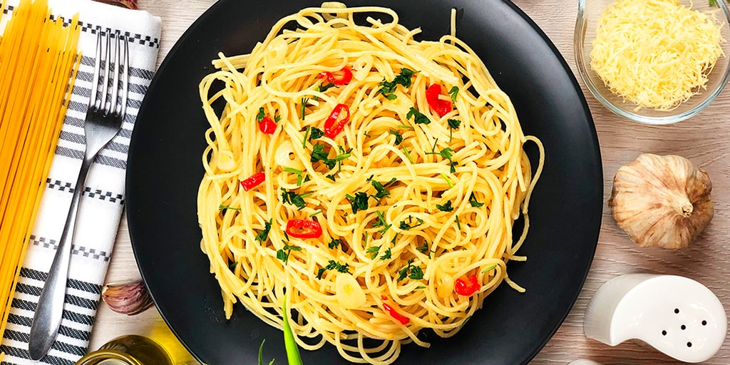 Spaghetti aglio e olio - propozycja przygotowania