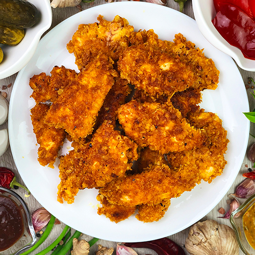 10 pomysłów na obiad z kurczaka - szybkie i sprawdzone przepisy - Stripsy z kurczaka