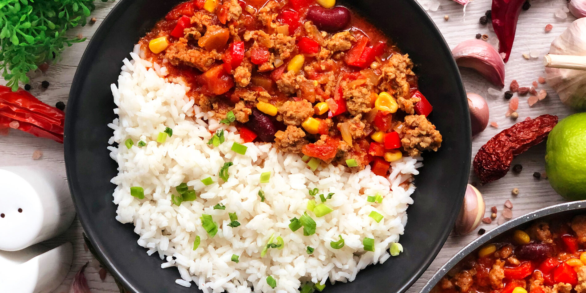 Chili con carne z ryżem - propozycja przygotowania