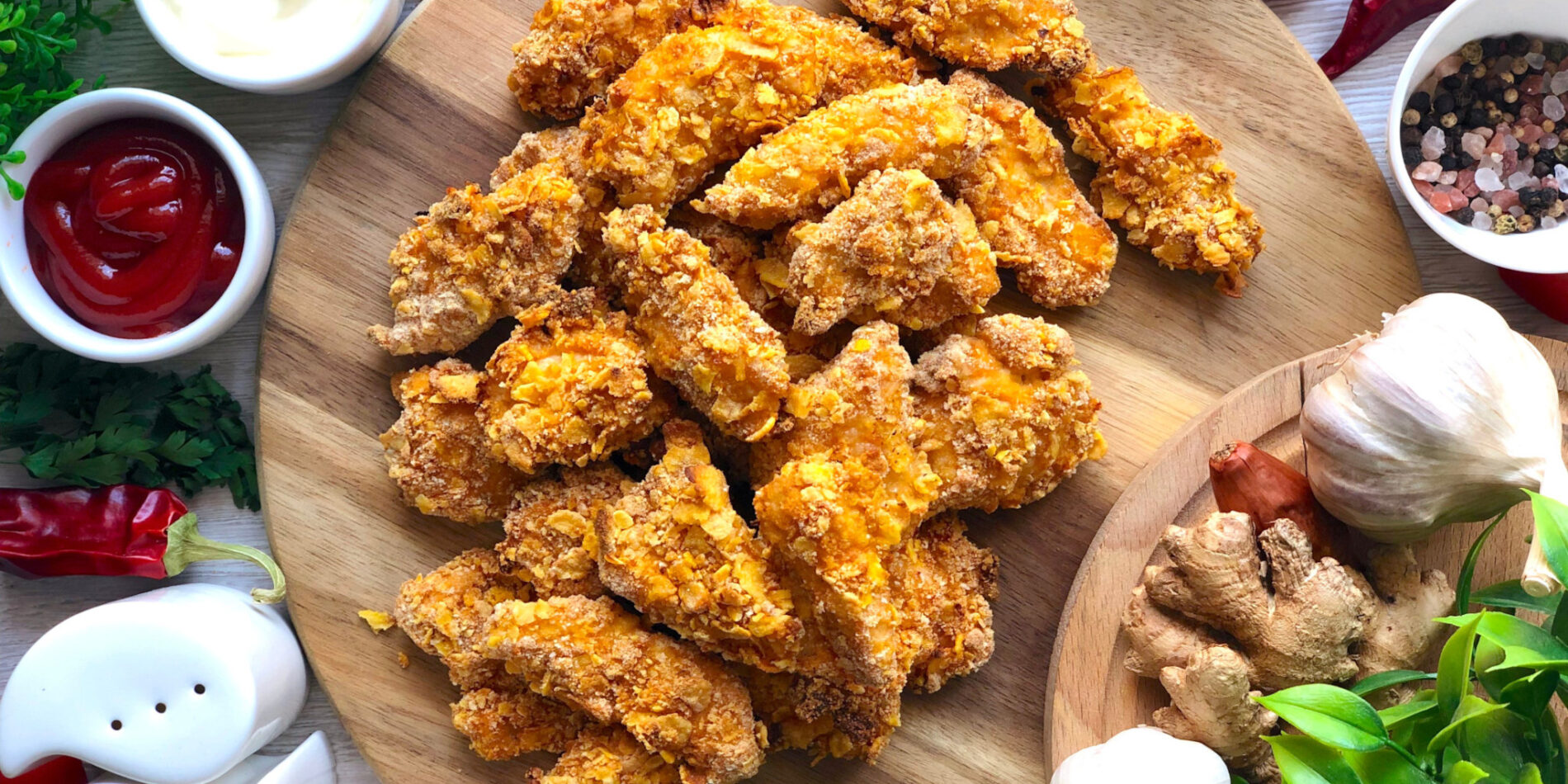Pieczone nuggetsy z kurczaka - propozycja przygotowania