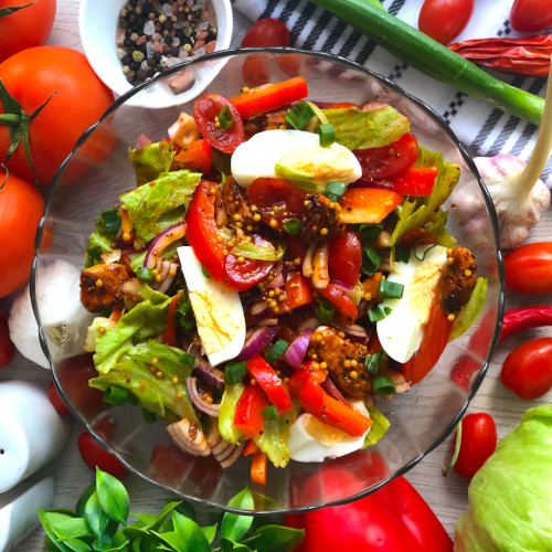 15 pomysłów na szybki obiad - proste i sprawdzone przepisy - Sałatka z kurczakiem