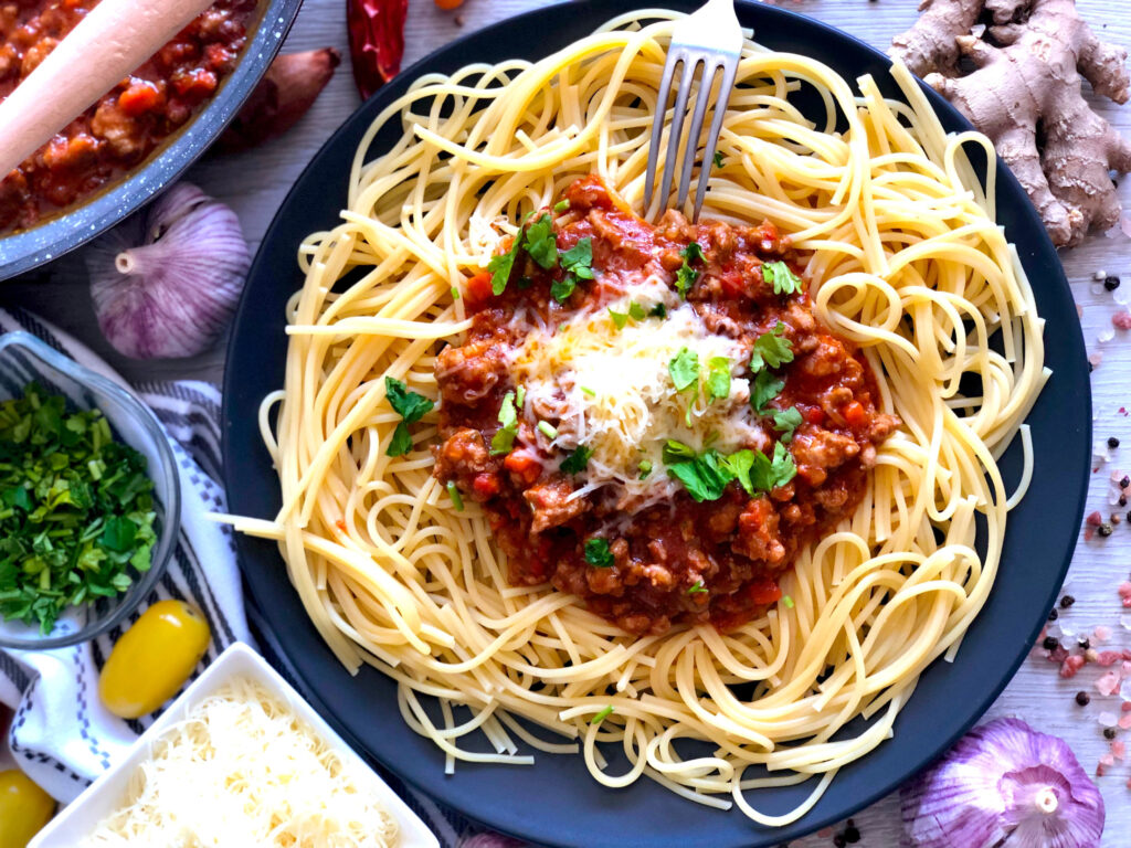 Spaghetti Bolognese - gotowe danie