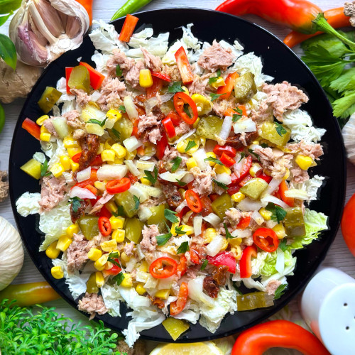 15 pomysłów na szybki obiad - proste i sprawdzone przepisy - Sałatka z tuńczykiem