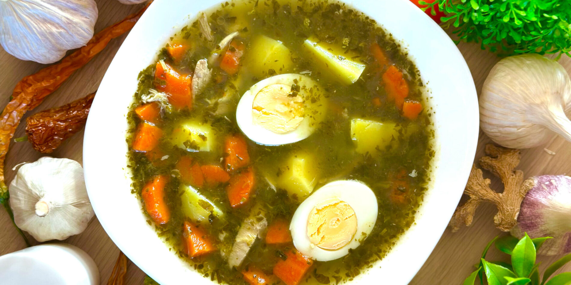 Zupa szczawiowa z jajkiem - propozycja przygotowania