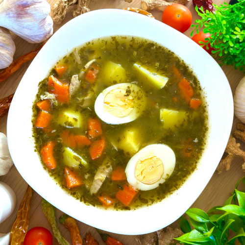 Plan obiadów na tydzień - 7 pomysłów na szybkie i domowe obiady - Zupa szczawiowa z jajkiem