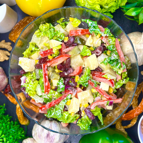 15 pomysłów na szybki obiad - proste i sprawdzone przepisy - Sałatka meksykańska z ananasem