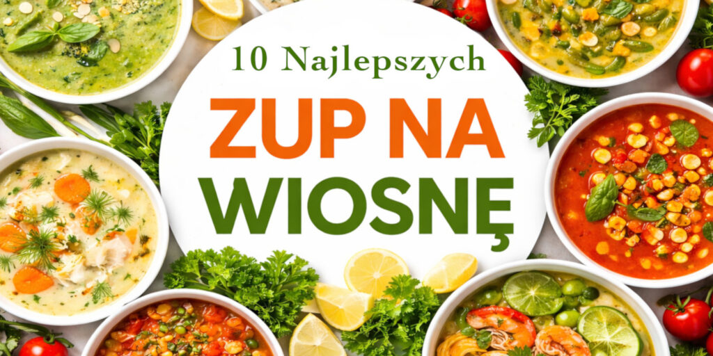 10 najlepszych zup na wiosnę - szybkie i lekkie przepisy