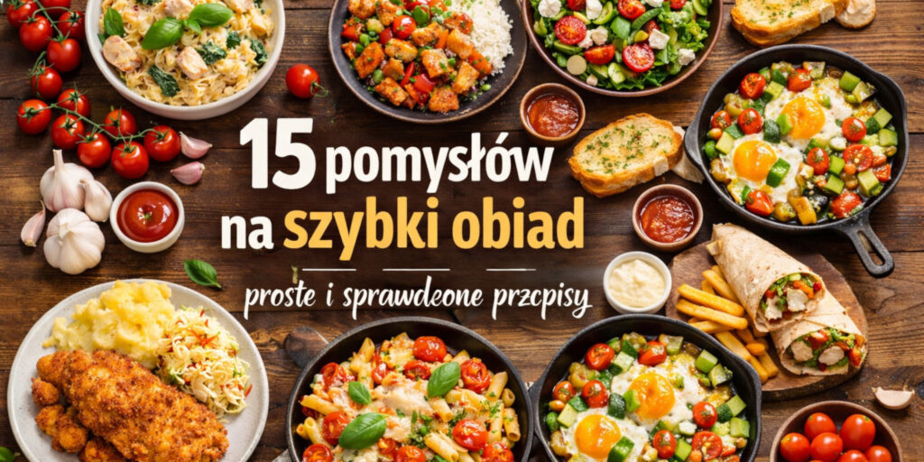 15 pomysłów na szybki obiad - proste i sprawdzone przepisy