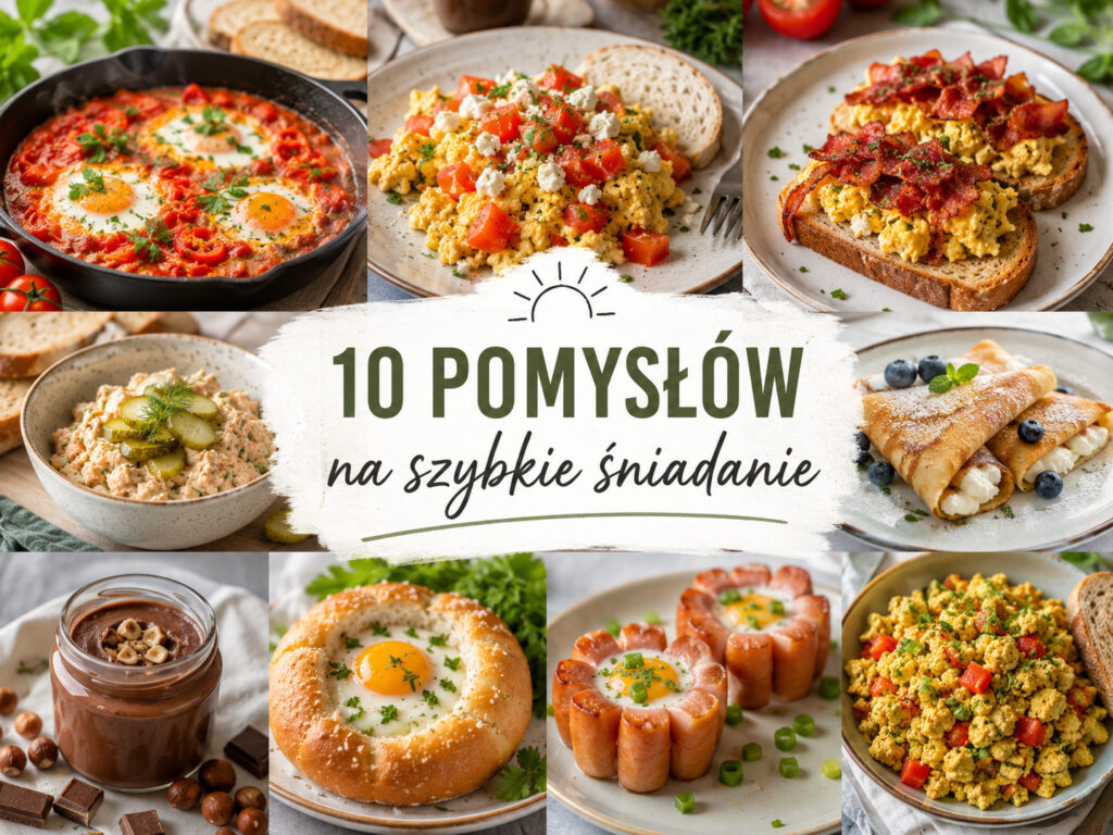 10 pomysłów na szybkie śniadanie i dobry początek dnia