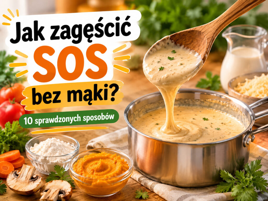 Jak zagęścić sos bez mąki - 10 prostych sposobów na gęsty sos