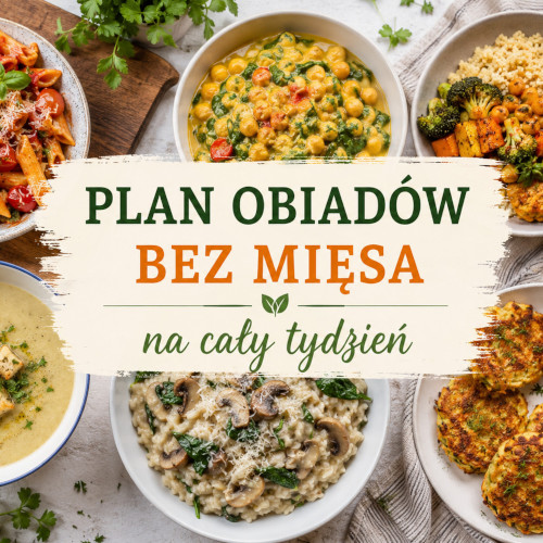 Miniatura poradnika: Plan obiadów bez mięsa na cały tydzień – 7 pysznych przepisów