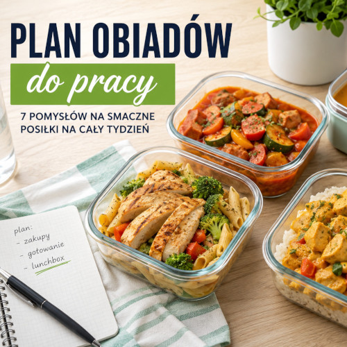 Miniatura poradnika: Plan obiadów do pracy – 7 pomysłów na posiłki na cały tydzień