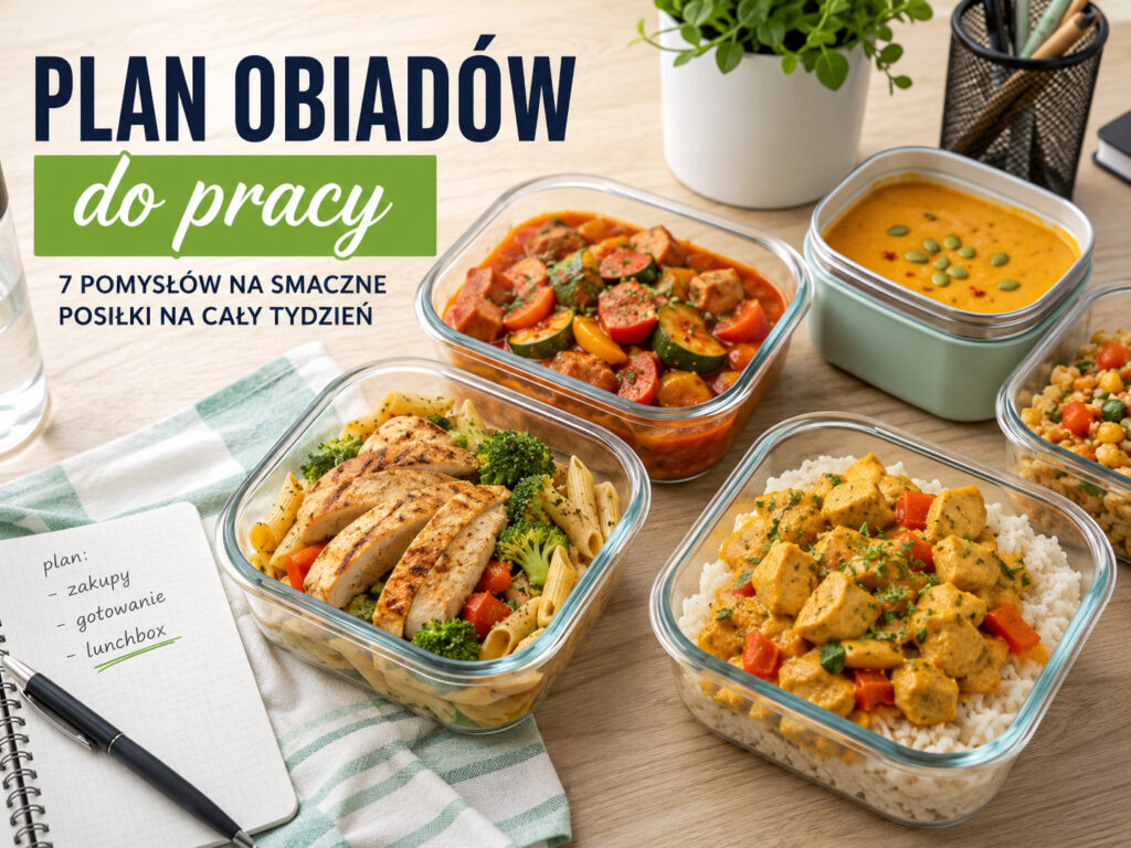 Plan obiadów do pracy - 7 pomysłów na posiłki na cały tydzień